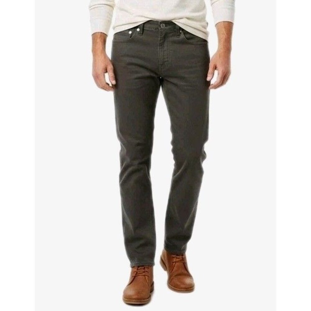 Levi's Men's 514 Straight Fit Cotton Twill Pant Dark Gray Stretch Size 38x29
